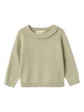 Name it LONG SLEEVED KNITTED PULLOVER, Moss Gray, highres - 13227549_MossGray_001.jpg