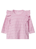 Name it FRILL LONG-SLEEVED T-SHIRT, Mauve Mist, highres - 13155213_MauveMist_001.jpg