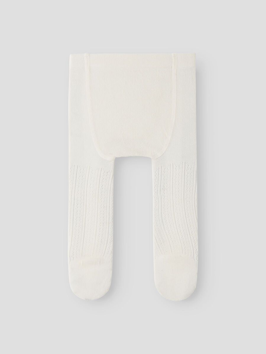 Product carousel image - RIB KNITTED PANTYHOSE, Turtledove | 2