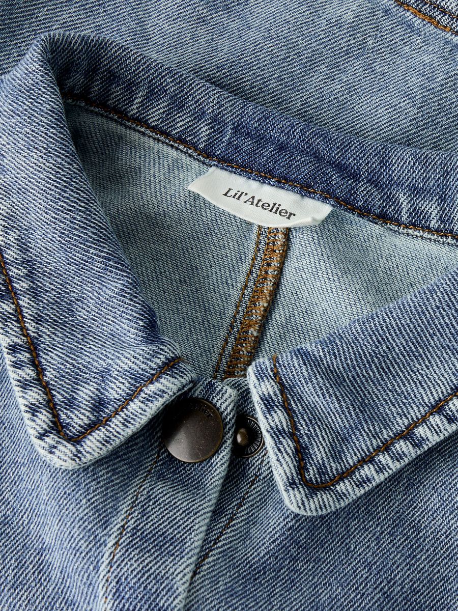 Carousel image 3 REGULAR FIT DENIM SHIRT, Medium Blue Denim