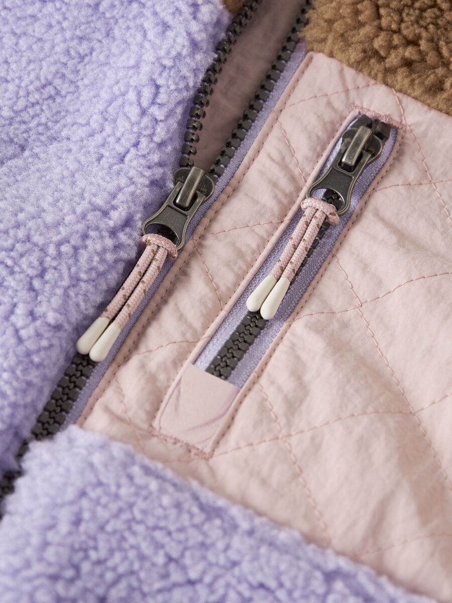Carousel image 5 COLORBLOCK- TEDDYJACKE, Lavender