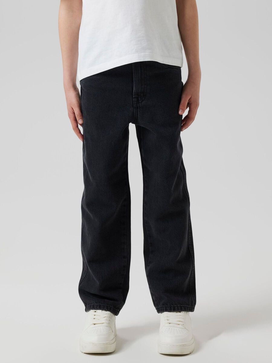 name it LOOSE FIT JEANS, Black Denim, highres - 13248484_BlackDenim_1219194_007.jpg