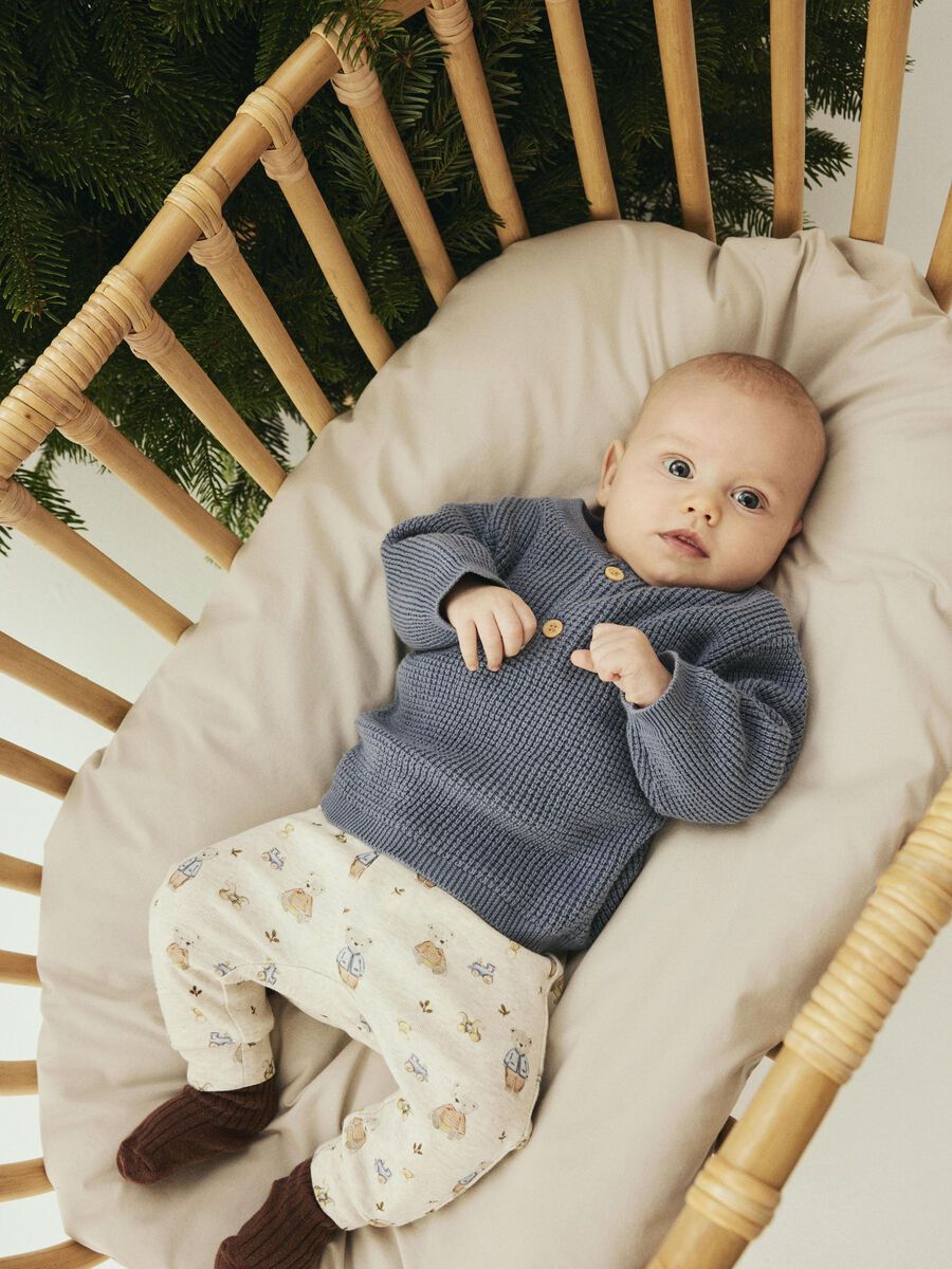 name it ORGANIC COTTON KNITTED PULLOVER, Flint Stone, highres - 13235379_FlintStone_007.jpg