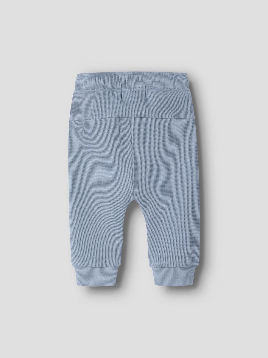 Carousel image - COUPE AMPLE JOGGING EN MOLLETON, Dusty Blue | 4