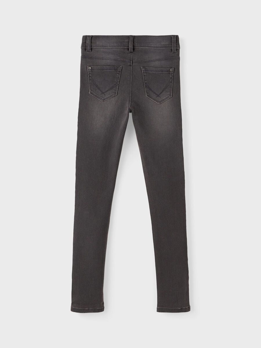 Carousel image - COUPE SKINNY JEAN, Dark Grey Denim | 4