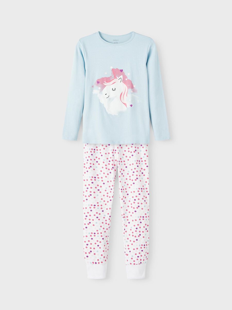 Name it ORGANIC COTTON UNICORN PRINT NIGHTSET, Cool Blue, highres - 13190224_CoolBlue_003.jpg