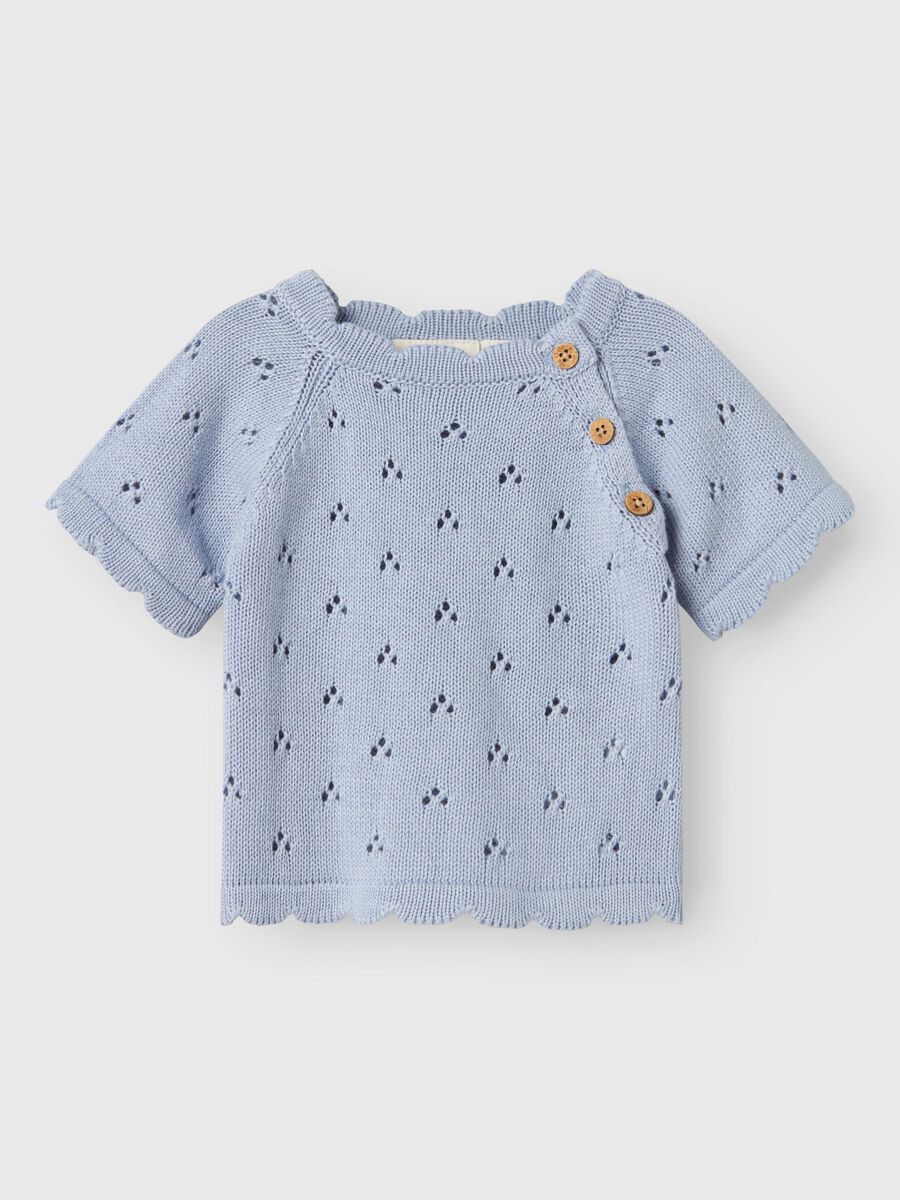 name it SHORTSLEEVED KNITTED TOP, Zen Blue, highres - 13243393_ZenBlue_003.jpg