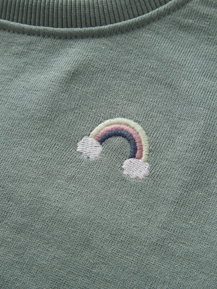 Carousel image 3 RELAXED FIT SWEATSHIRT, Green Milieu
