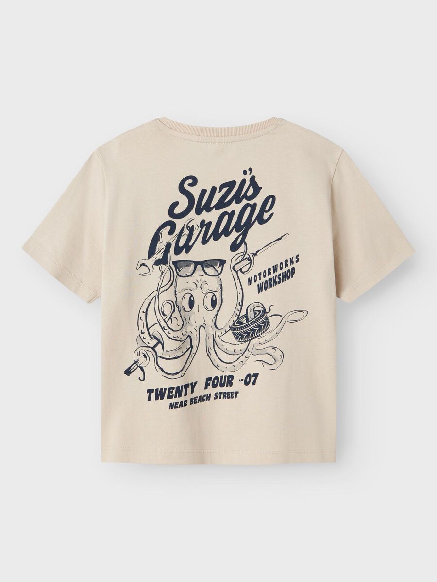name it ORGANIC COTTON T-SHIRT, Peyote, highres - 13242631_Peyote_002.jpg