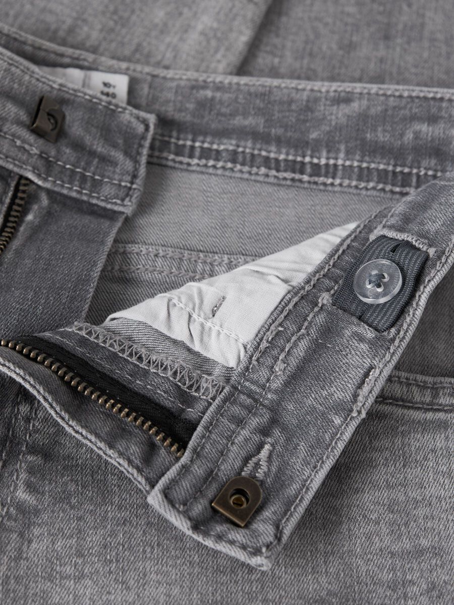 Carousel image 5 STRAIGHT FIT JEANS, Medium Grey Denim