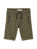 Name it LYNLÅSLOMME SWEATSHORTS, Ivy Green, highres - 13193715_IvyGreen_001.jpg