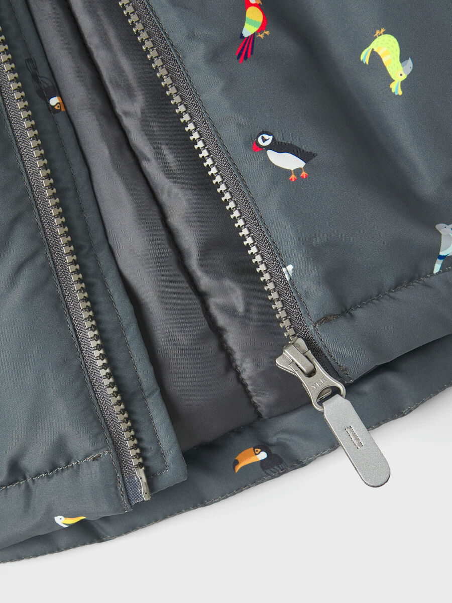 WATER REPELLENT JACKET - Toddler Boys' | Grey | NAME IT® Finland