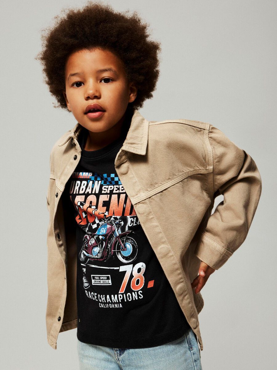 Product carousel image - TWILL SHIRT, Chinchilla | 1