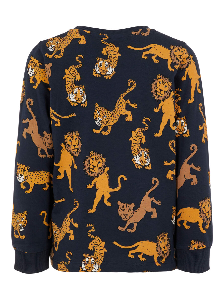 Name it TIGER PRINT LONG-SLEEVED T-SHIRT, Dark Sapphire, highres - 13171950_DarkSapphire_002.jpg