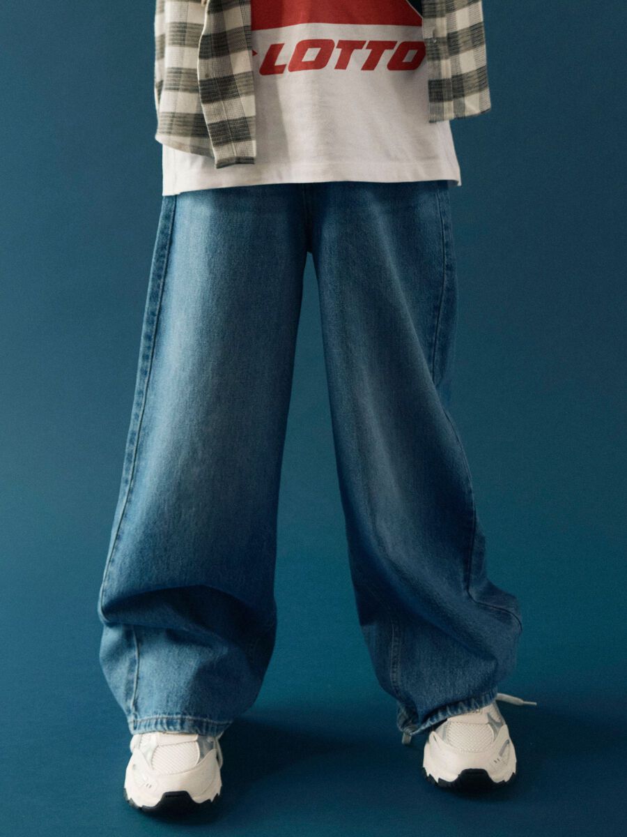 Product carousel image - SKATER JEANS, Medium Blue Denim | 2