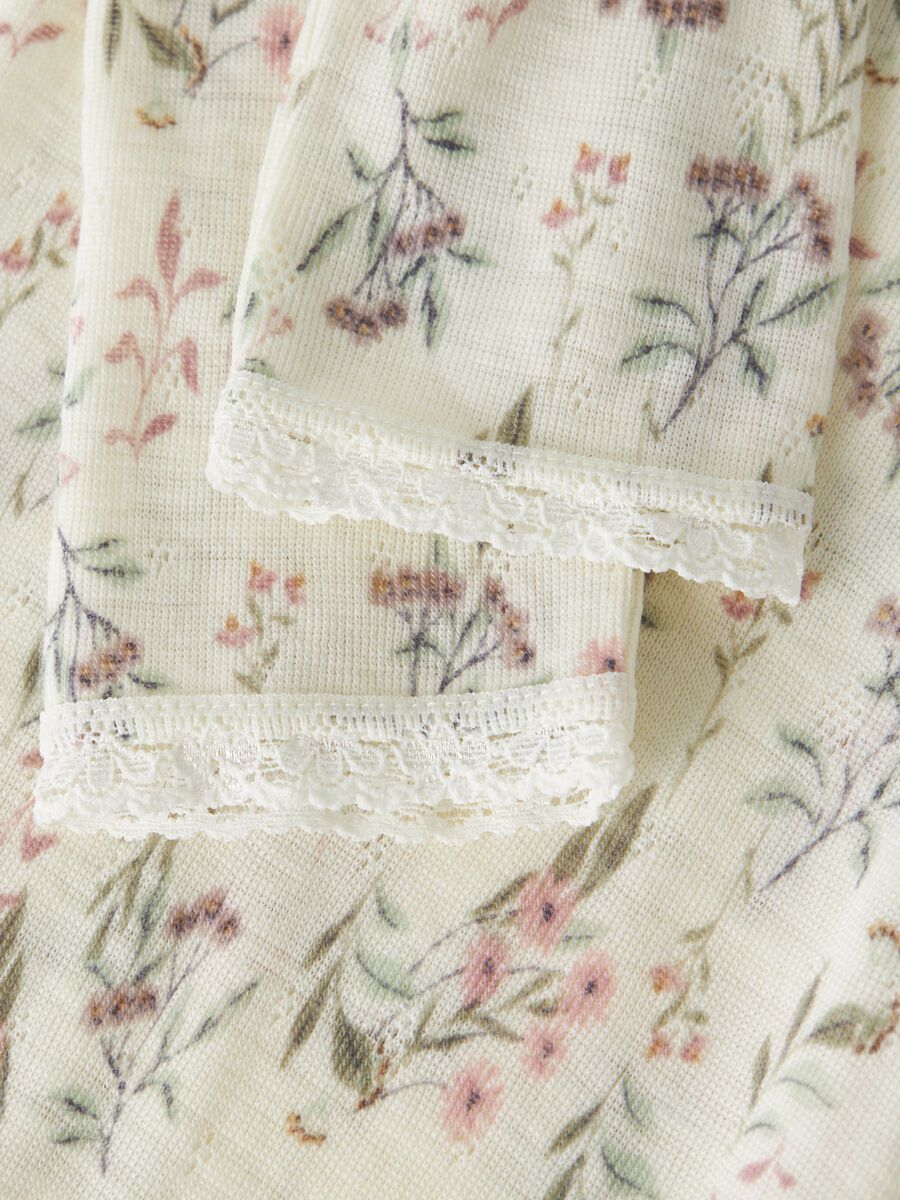 Carousel image 4 MERINO WOOL LEGGINGS, Snow White