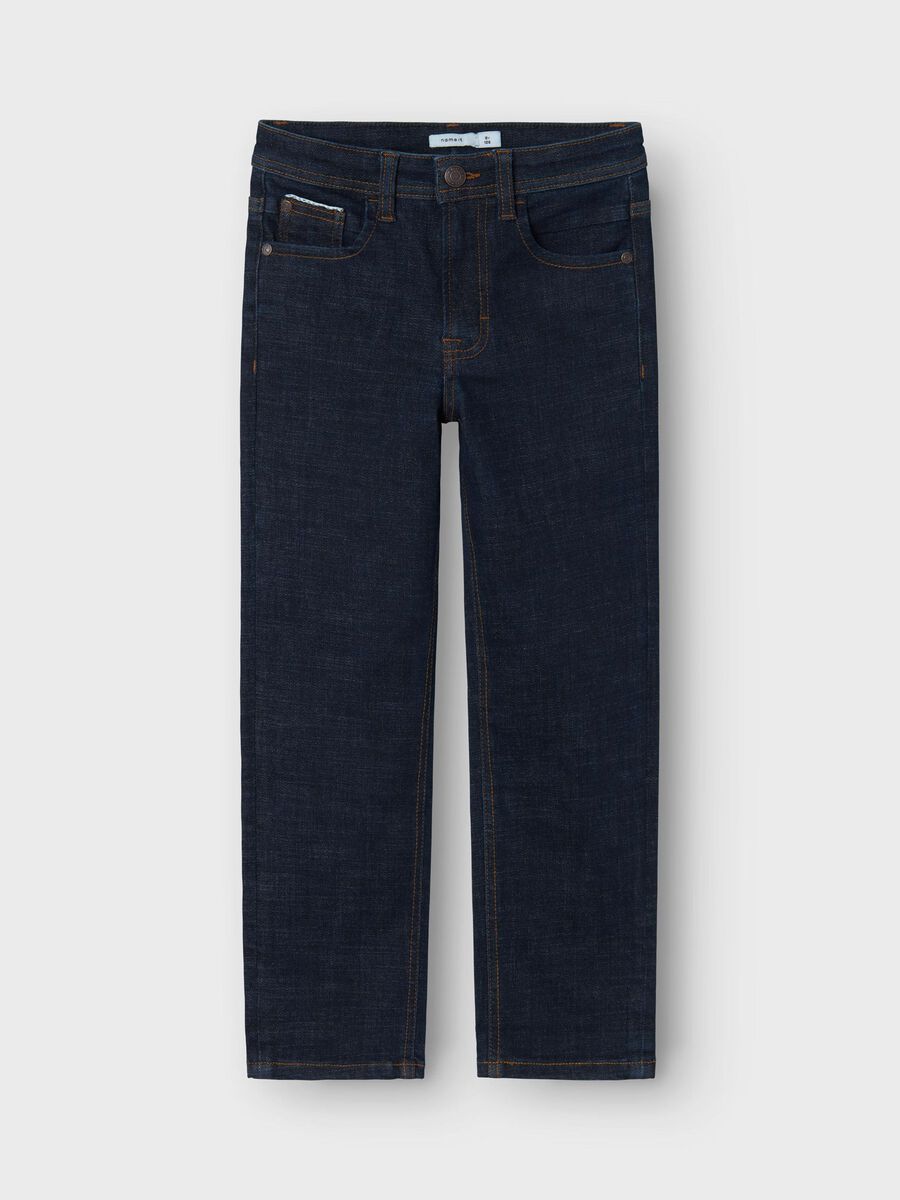 name it PROSTE NOGAWKI JEANSY, Dark Blue Denim, highres - 13235411_DarkBlueDenim_1141973_003.jpg
