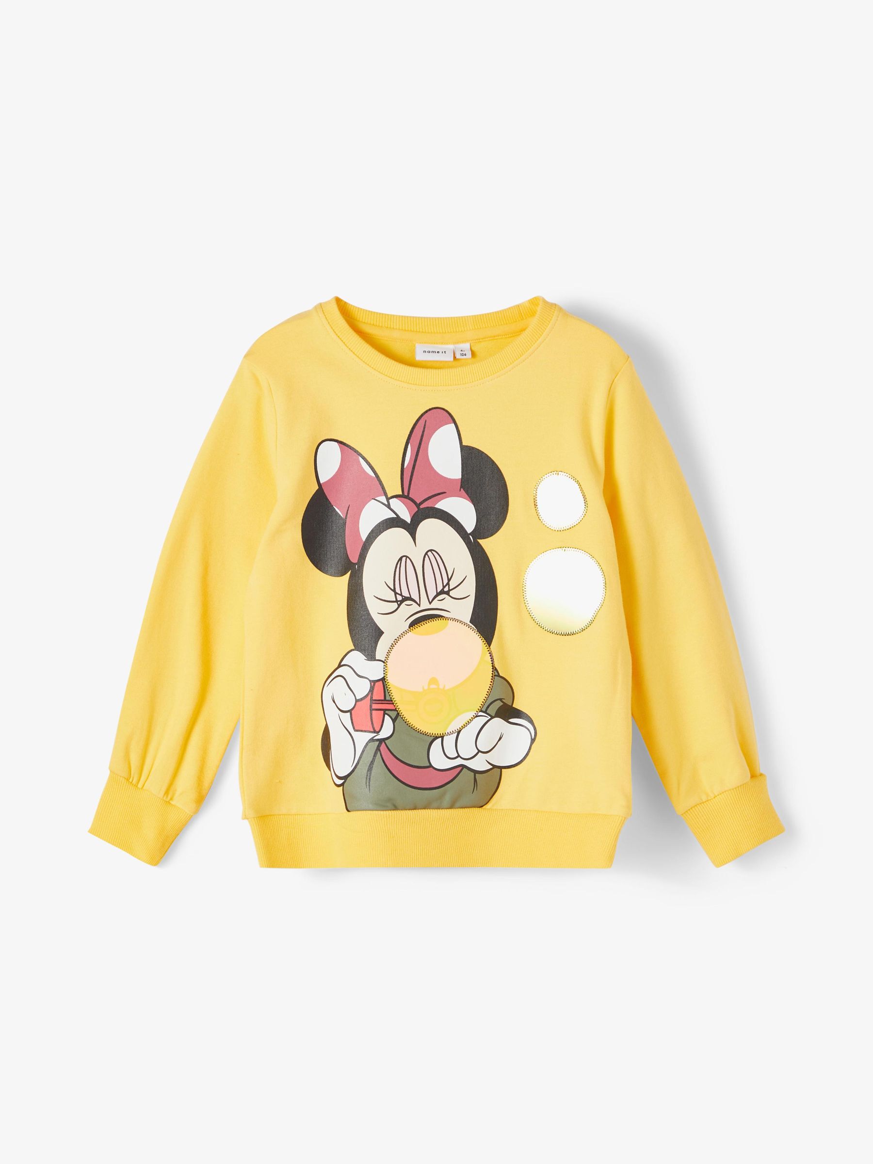 DISNEY MINNIE MOUSE SWEATSHIRT Toddler Girls Yellow NAME IT France