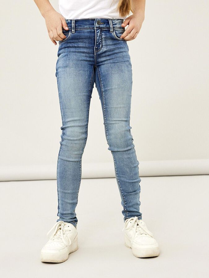 POWER STRETCH SKINNY FIT JEANS - Girls\' | Blue | NAME IT® Germany