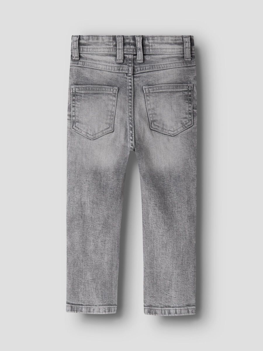 Carousel image 2 SLIM FIT JEANS, Medium Grey Denim