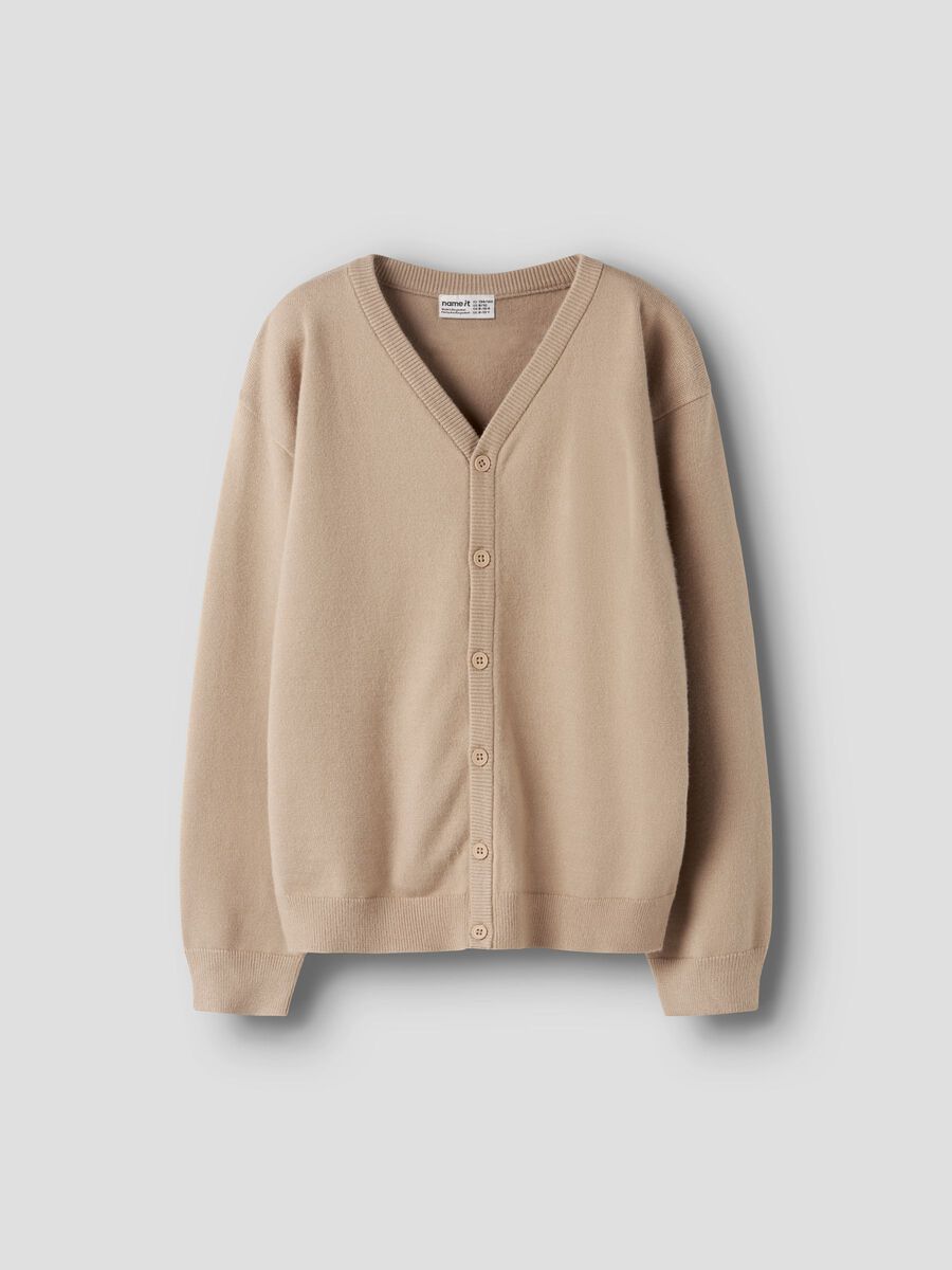 Product carousel image - LOOSE FIT CARDIGAN, Sesame | 2