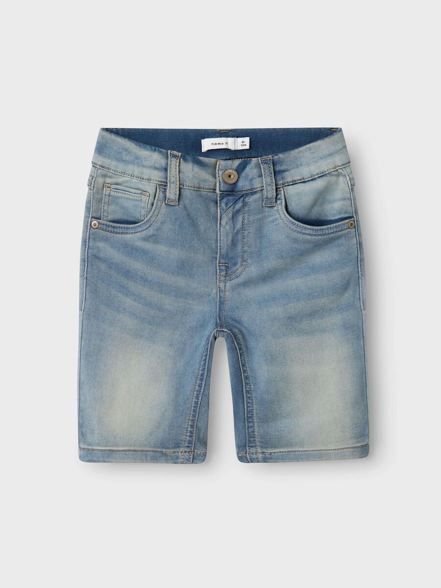 Name it SWEAT COUPE X-SLIM SHORT, Light Blue Denim, highres - 13190257_LightBlueDenim_003.jpg