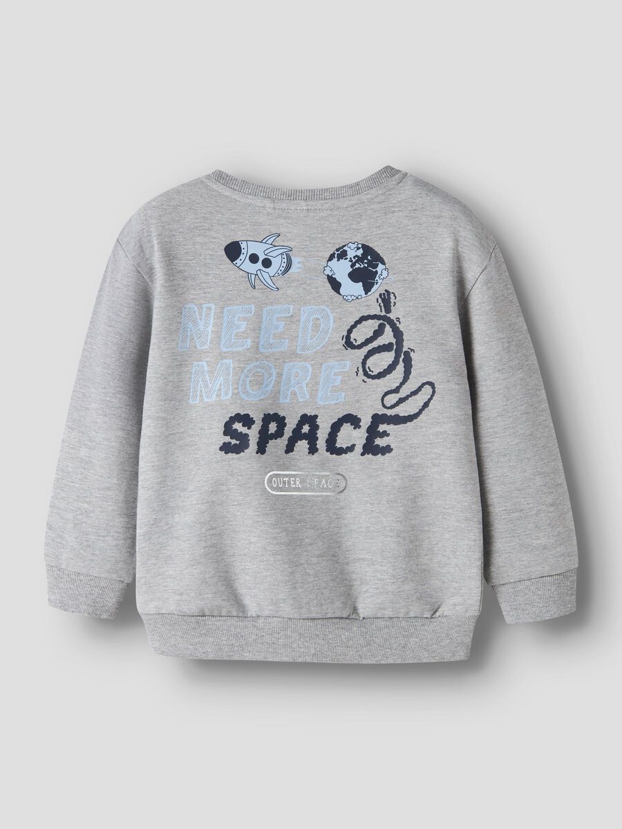 Product carousel image - REGULAR FIT SWEATSHIRT, Grey Melange | 2