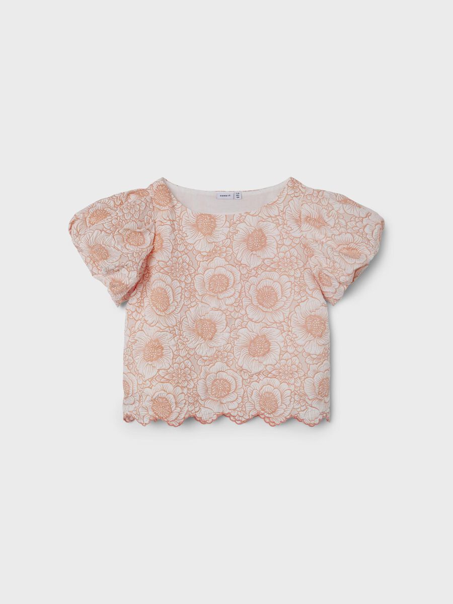 name it PRINTED SHORT SLEEVED TOP, Cantaloupe, highres - 13232834_Cantaloupe_003.jpg