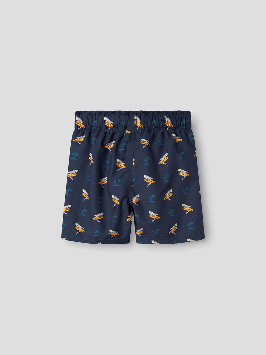 name it PRINTED SWIM SHORTS, Navy Blazer, highres - 13213870_NavyBlazer_002.jpg