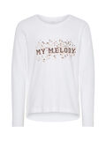 Name it LOOSE FIT PRINTED LONG-SLEEVED T-SHIRT, Bright White, highres - 13158143_BrightWhite_001.jpg