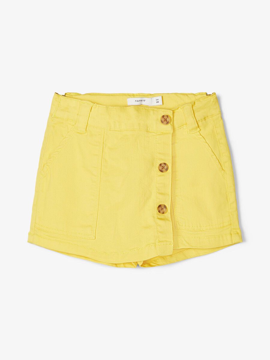 Name it TWILL-VEVD BOMULL SHORTS, Aspen Gold, highres - 13176735_AspenGold_003.jpg