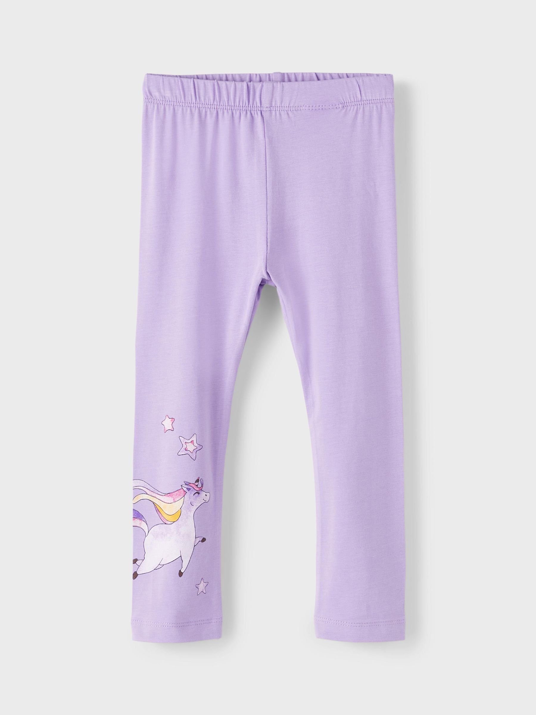 UNICORN PRINTED LEGGINGS (Purple) from 