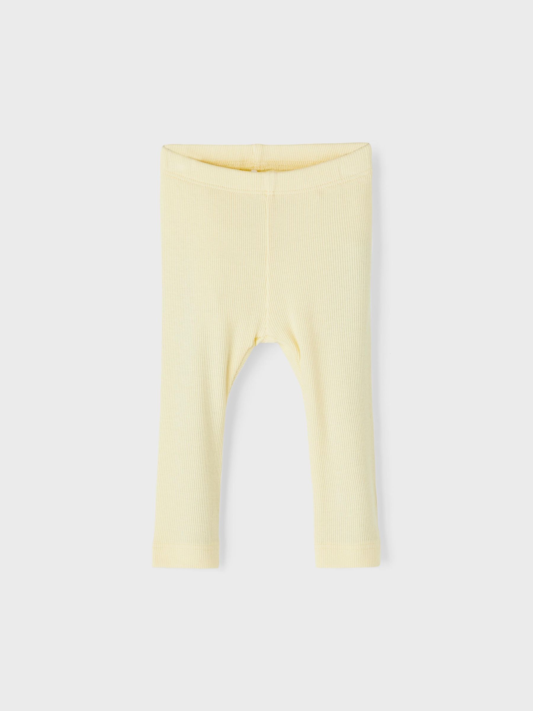 RIB TEXTURE LEGGINGS (Yellow) from NAME 