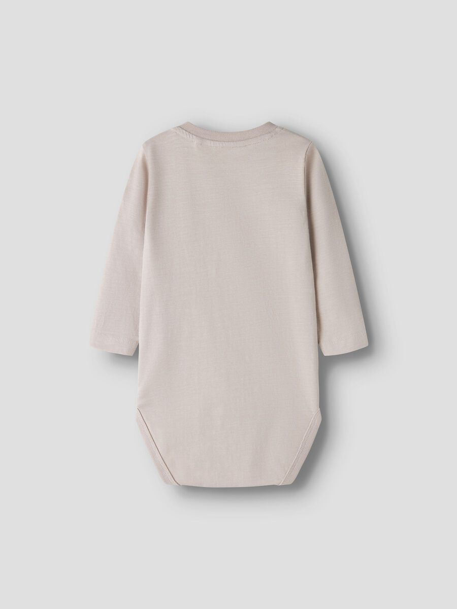 Product carousel image - ORGANIC COTTON ROMPER, Chateau Gray | 2