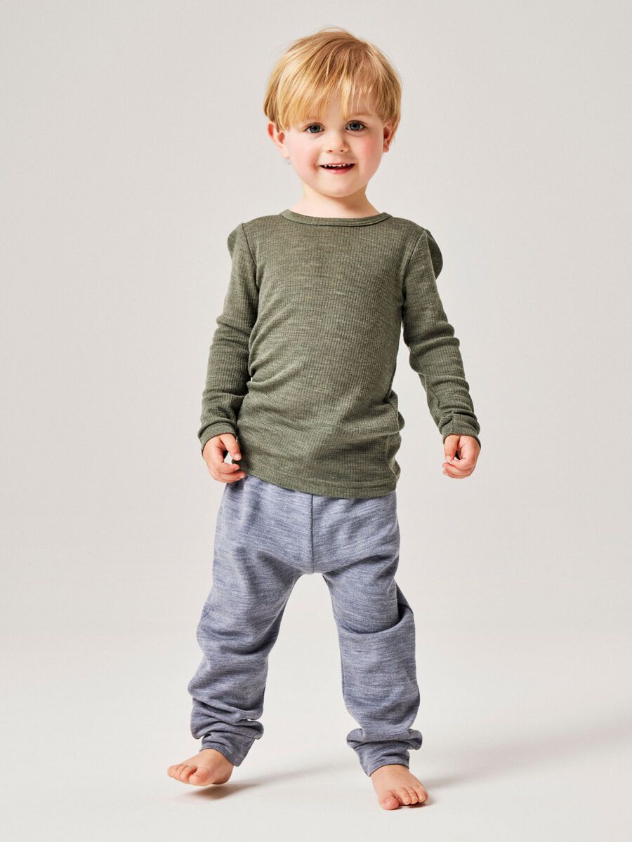Carousel image 3 MERINO WOOL T-SHIRT, Mulled Basil