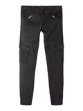 Name it TWILL WOVEN CARGO TROUSERS, Black, highres - 13168084_Black_001.jpg