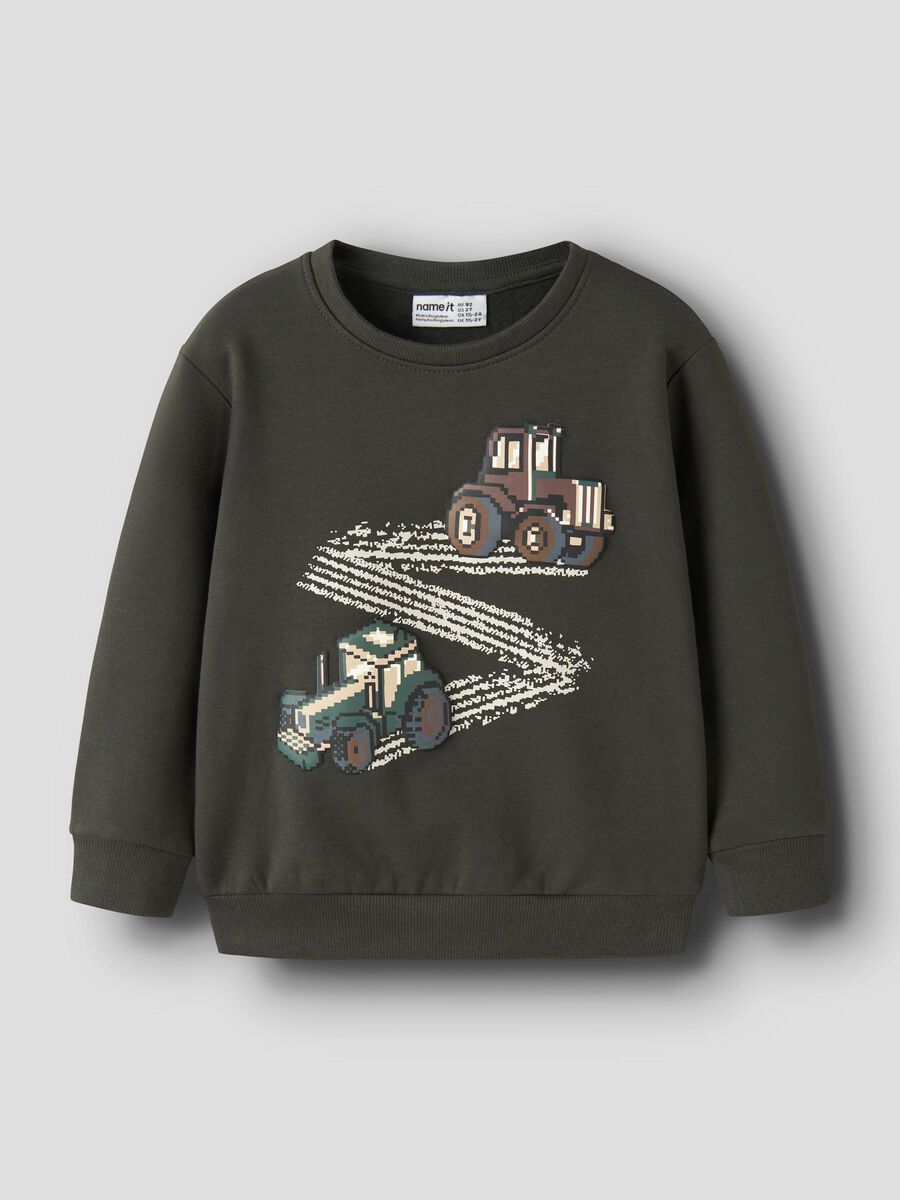 Carousel image 1 REGULAR FIT SWEATSHIRT, Peat