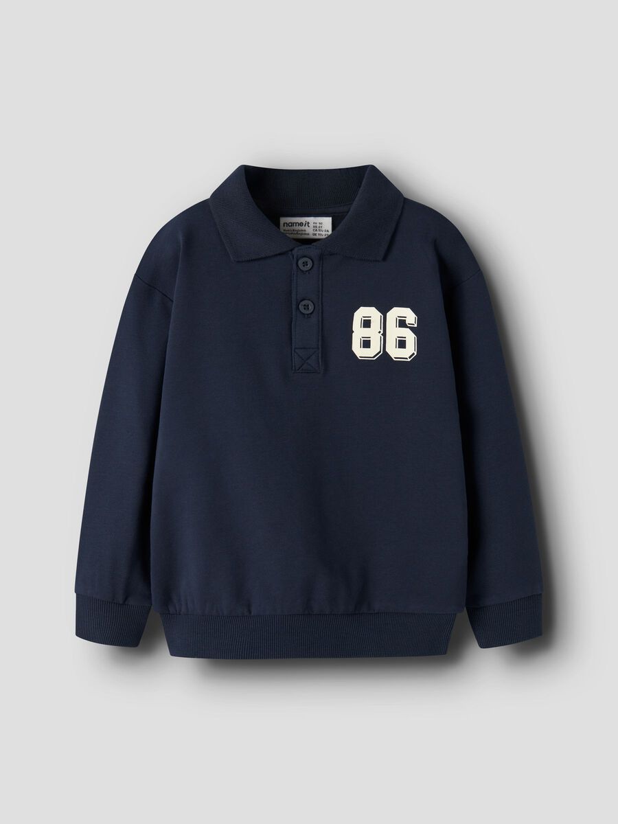 Product carousel image 1 POLO SWEATSHIRT, Navy Blazer
