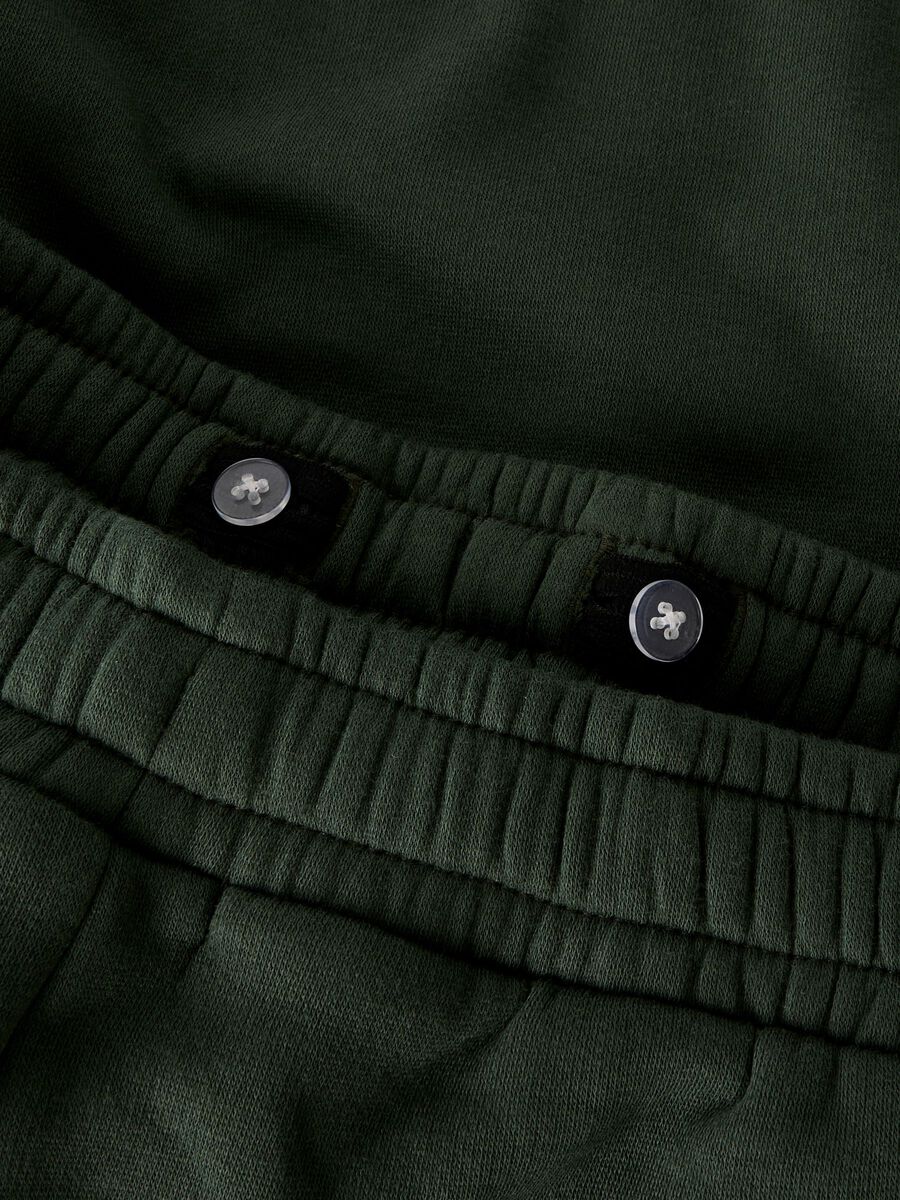 Carousel image - WIDE LEG SWEATPANTS, Deep Forest | 5