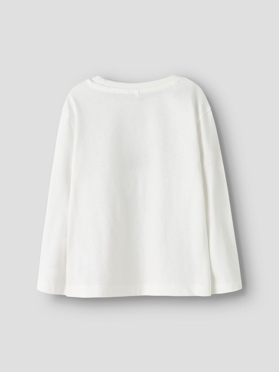 Product carousel image - PRINTED LONG SLEEVED TOP, Cloud Dancer | 2