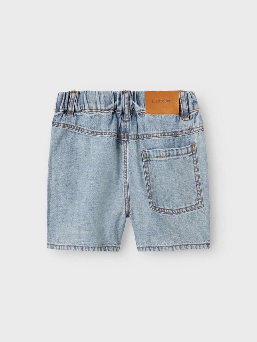 name it LOOSE FIT DENIM SHORTS, Light Blue Denim, highres - 13243759_LightBlueDenim_002.jpg