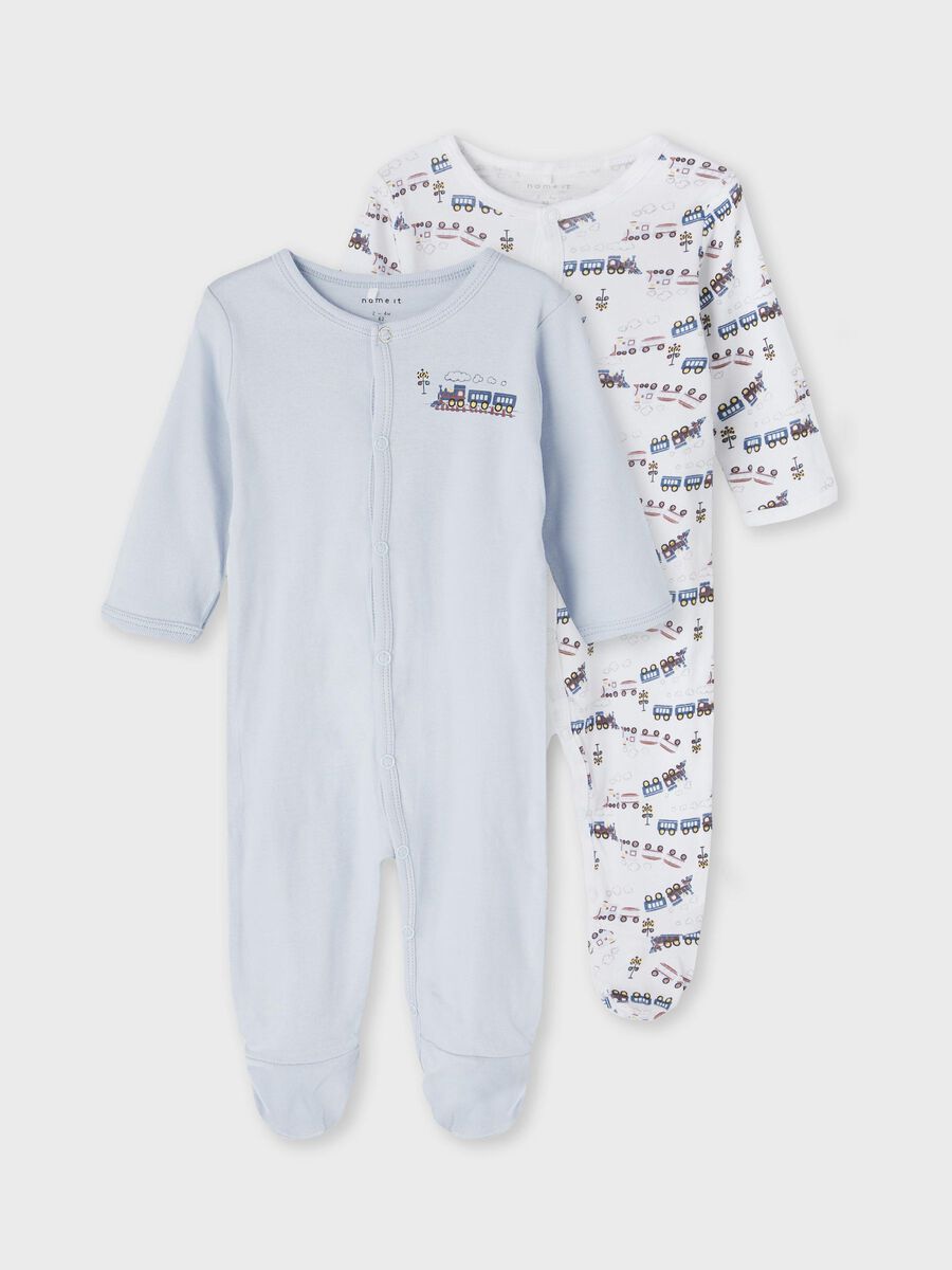 Name it 2-PACK TRYCKKNAPP PYJAMAS, Heather, highres - 13198654_Heather_003.jpg