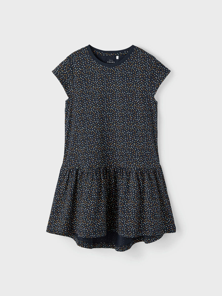 name it REGULAR FIT SHORT SLEEVED DRESS, Dark Sapphire, highres - 13204631_DarkSapphire_003.jpg