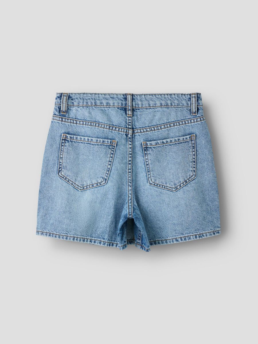 Carousel image 4 REGULAR DENIM SKORT, Medium Blue Denim