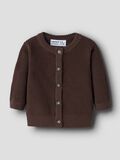 Product image thumbnail 1 WAFFLE KNITTED CARDIGAN, French Roast