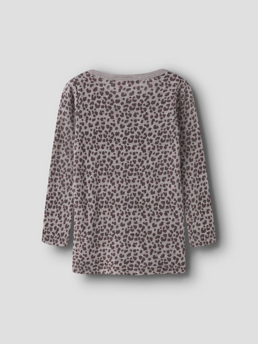Carousel image 4 MERINO WOOL LONG SLEEVED TOP, Satellite