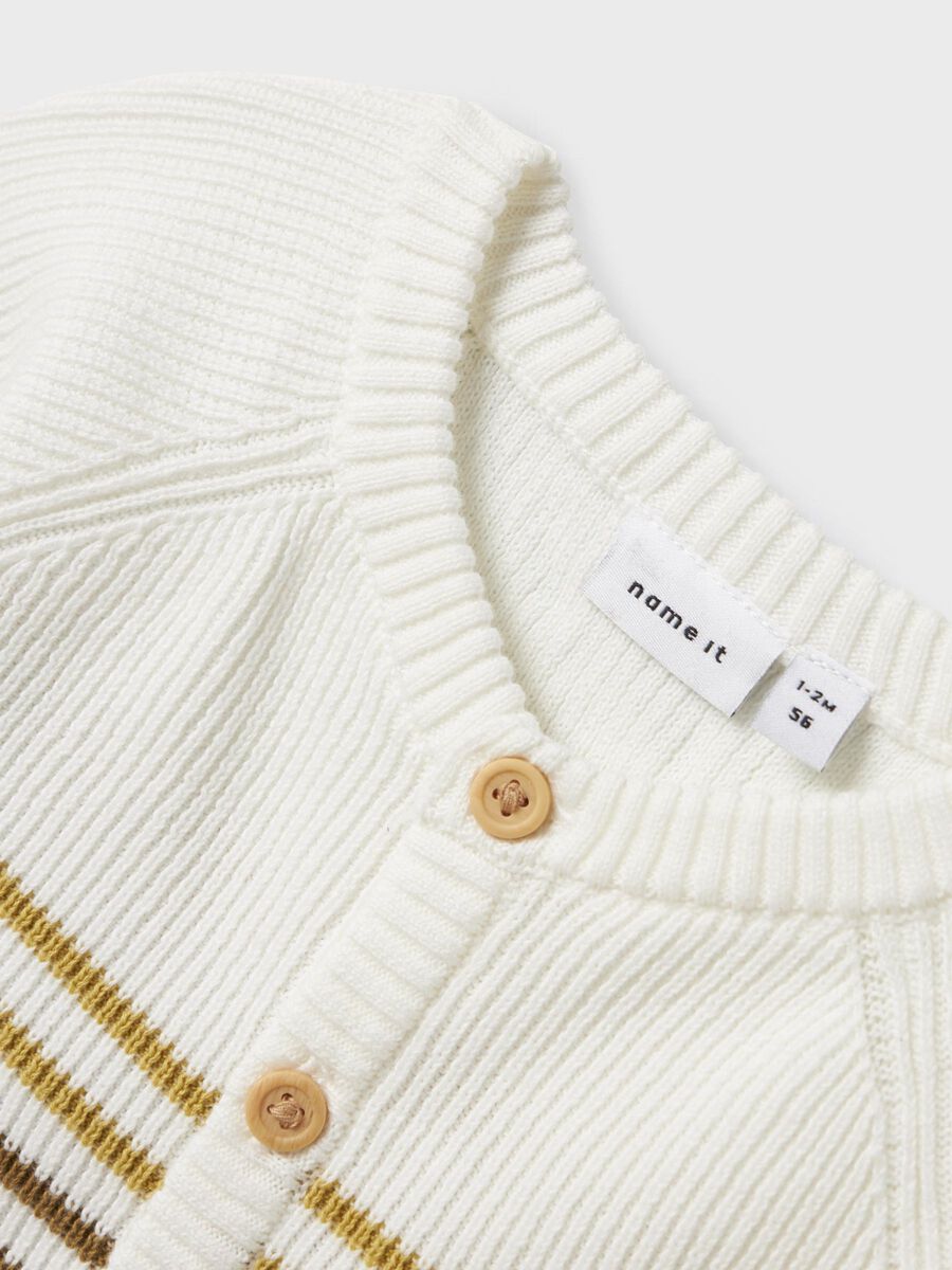 name it ORGANIC COTTON KNITTED CARDIGAN, Cloud Dancer, highres - 13244434_CloudDancer_005.jpg