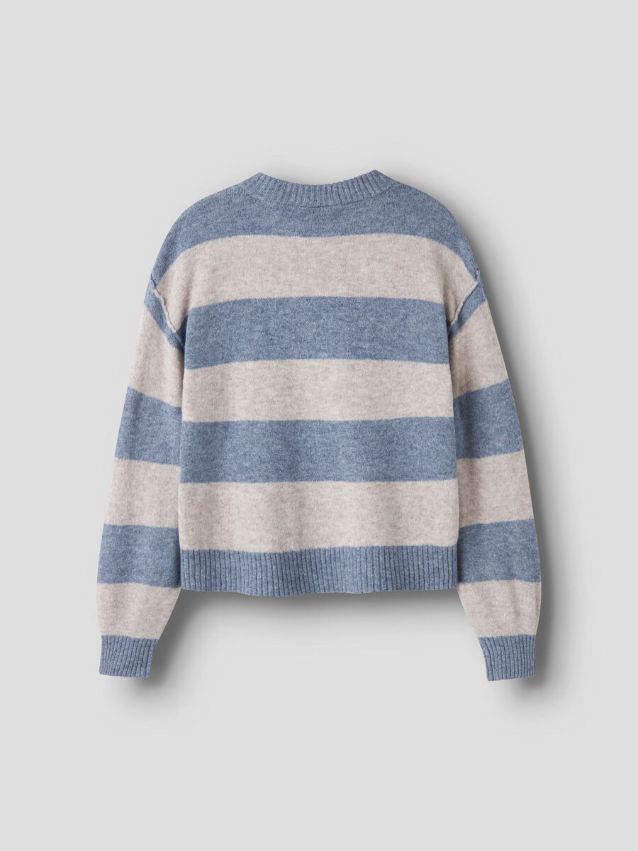 Product carousel image - &Agrave; MANCHES LONGUES PULL EN MAILLE, Ombre Blue | 2