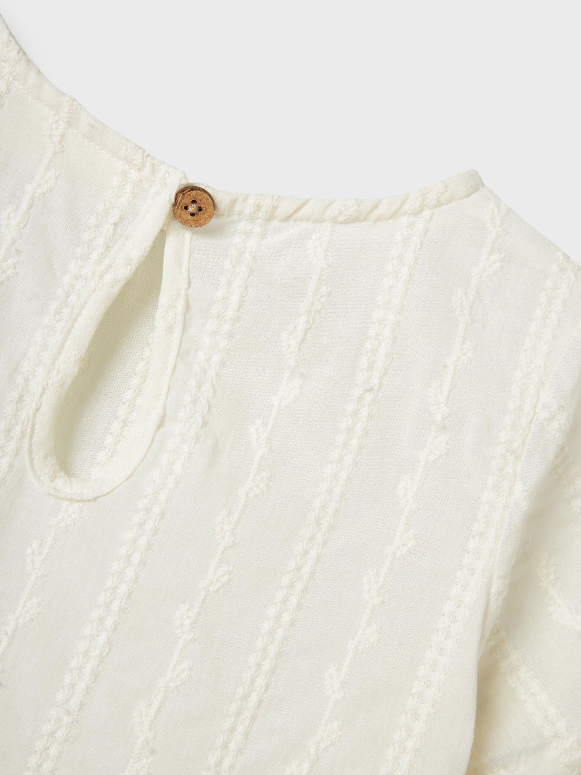 Carousel image - SHORT SLEEVED TOP, Coconut Milk | 3