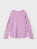 Product image thumbnail - GLITTER LONG SLEEVED TOP, Pastel Lavender | 2